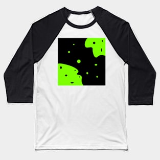 Green blob Baseball T-Shirt